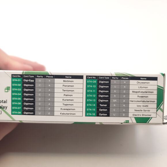 Digimon Card Game Giga Green Starter Deck 2021 - Picture 8 of 8